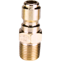 3/8" Male Plated Steel Quick Disconnect Plug Duraquip Inc