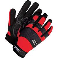 Heavy-Duty Performance Gloves with Padded Palms, Size Large, Synthetic Palm Duraquip Inc