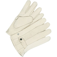Gants classiques de cordeur, 10, Paume Cuir fleur de vache Duraquip Inc