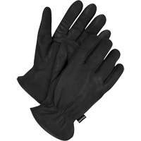 Gants de conducteur doubl&eacute;s classiques, Grand, Paume en Cuir fleur de daim, Thinsulate Duraquip Inc