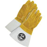Welder Gloves with 5" Cuff, Split Cowhide, Size One Size Duraquip Inc