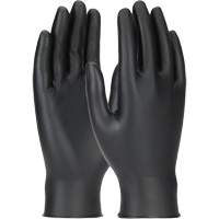 Grippaz Skins Ambidextrous Disposable Gloves, Small, Nitrile, 6-mil, Powder-Free, Black Duraquip Inc