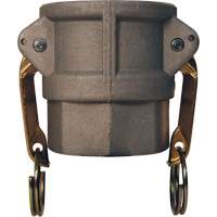 Global Cam & Groove Coupler, Aluminum, Type D, 2", Female NPT, 250 PSI Duraquip Inc