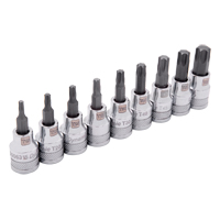 Jeu de douilles standards, Torx, Prise 3/8", 9 mrcx Duraquip Inc