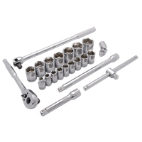 Jeu de douilles SAE, 22 Mcx, Prise de 1/2" Duraquip Inc