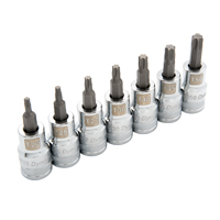 Jeu de douilles standards, Torx, Prise 1/2", 7 mrcx Duraquip Inc