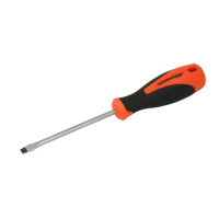 Slotted Screwdriver, 3/16" Tip, Round, 8" L, Cushion Grip Handle Duraquip Inc