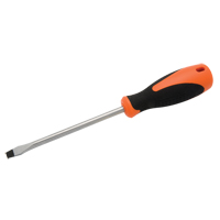 Slotted Screwdriver, 5/16" Tip, Round, 10-5/8" L, Cushion Grip Handle Duraquip Inc