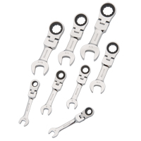 Stubby Wrench Set, Combination, 8 Pieces, Imperial Duraquip Inc