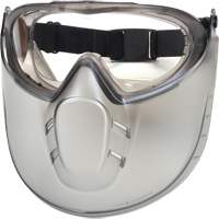 Capstone&reg; Shield Safety Goggles with Removable Faceshield, Clear Lens, Anti-Fog, Direct/Closed Vent Duraquip Inc