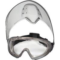 Capstone&reg; Shield Safety Goggles with Removable Faceshield, Clear Lens, Anti-Fog, Direct/Closed Vent Duraquip Inc