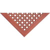Tapis de s&eacute;rie Competitor, &agrave; fentes, 3' x 5' x 7/8", Orange, Caoutchouc naturel Duraquip Inc
