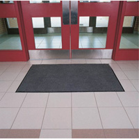 Tapis Poly-Tuft, Essuie-pieds, 3' x 60' x 5/16", Charbon Duraquip Inc