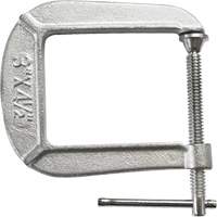 Light-Duty C-Clamp, 3" (76 mm) Capacity, 4-1/2" (114 mm) Throat Depth Duraquip Inc