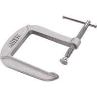 Light-Duty C-Clamp, 3" (76 mm) Capacity, 4-1/2" (114 mm) Throat Depth Duraquip Inc