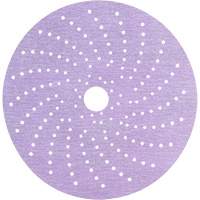 Disque de ponçage net mauve Hookit, dia 6", Grain P240, Oxyde d'aluminium, Poids C Duraquip Inc