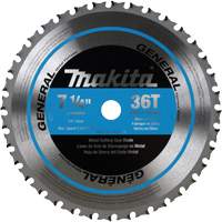 CERMET Tipped Saw Blade, 7-1/4", 36 Teeth, Metal Use Duraquip Inc