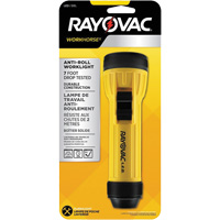 Lampe de poche avec anneau d'accrochage Workhorse, DEL, 20 lumens, Piles D Duraquip Inc