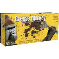 Grease Monkey&reg; Gloves, Large, Nitrile, 8-mil, Powder-Free, Black Duraquip Inc