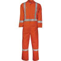 Westex UltraSoft&reg; Unlined Contractor Coveralls, Size 2X-Large, Orange, 8.7 cal/cm² Duraquip Inc
