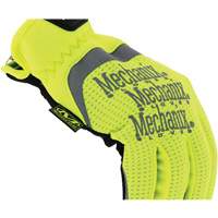 FastFit&reg; High-Visibility Work Gloves, Synthetic Palm, Size Medium/9 Duraquip Inc
