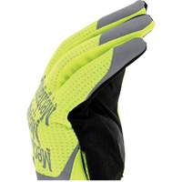 FastFit&reg; High-Visibility Work Gloves, Synthetic Palm, Size Medium/9 Duraquip Inc