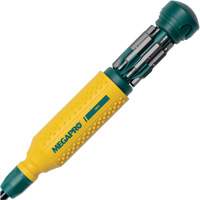 Original Hex 15-in-1 Multi-Bit Screwdriver, 8-37/50" L, Textured Handle Duraquip Inc