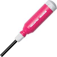 Original Pink 15-in-1 Multi-Bit Screwdriver, 8-37/50" L, Textured Handle Duraquip Inc