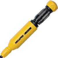 Original SHAFTLOK 15-in-1 Multi-Bit Screwdriver, 8-37/50" L, Textured Handle Duraquip Inc