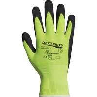 Dexterity&reg; Coated Gloves, 10, Latex Coating, 13 Gauge, Polyester Shell Duraquip Inc