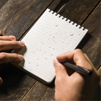 Pocket Top-Spiral Notebook, Soft Cover, Yellow, 100 Pages, 4" W x 6" L Duraquip Inc