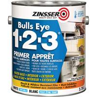 Bulls Eye 1-2-3<sup>®</sup> Water-Base Primer, 3.78 L, Gallon, White NKF446 | Duraquip Inc