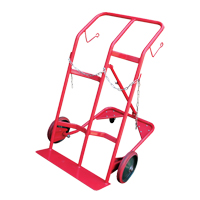 Chariot pour bouteilles, Roues Caoutchouc moul&eacute;, Base de 25-1/2"la x 7"lo, 350 lb Duraquip Inc