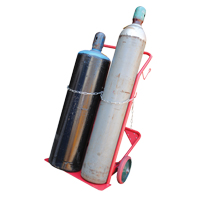 Chariot pour bouteilles, Roues Caoutchouc moul&eacute;, Base de 25-1/2"la x 7"lo, 350 lb Duraquip Inc