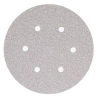 Paper Hook & Loop Vacuum Discs, 6" Dia., 280 Grit, Aluminum Oxide, B-Weight Duraquip Inc