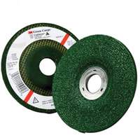Meule &agrave; moyeu d&eacute;port&eacute; Green Corps, 4-1/2" x 1/4", Arbre 7/8", Oxyde d'aluminium, Type 27 Duraquip Inc