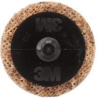 Disque de conditionnement de surface Roloc Scotch-Brite, 1-1/2" dia., Grain Cors&eacute;, Oxyde d'aluminium Duraquip Inc