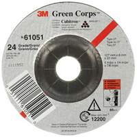 Meule flexible Green Corps, 5" x 1/4", Arbre 7/8", C&eacute;ramique, Type 1 Duraquip Inc