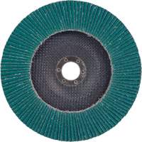 Disque &agrave; lamelles 577F, 7" x 5/8"-11, Type 27, Grain 36, Alumine de zirconium Duraquip Inc