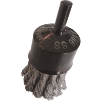 Brosses mont&eacute;es &agrave; fils nou&eacute;s, 1" dia., dia. Des fils 0,014", Tige 1/4" Duraquip Inc