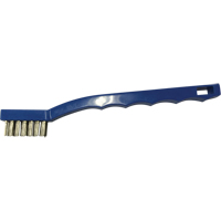 Petites brosses de nettoyage, Acier inoxydable, 3 x 7 rangs de fils, Longueur 7-3/4" Duraquip Inc
