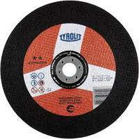 Premium INOX Cutting Disc, 6" x 5/64", 7/8" Arbor, Type 27, Aluminum Oxide, 10200 RPM Duraquip Inc