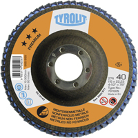Flap Disc, 4-1/2" x 7/8", Type 29, 40 Grit, Ceramic Duraquip Inc