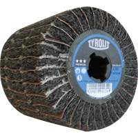 Pro-Line Surface Conditioning Drum, 4" Dia. x 4" W, 3/4" Arbor, 80 Grit, Aluminum Oxide Duraquip Inc