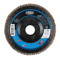 Flap Disc, 4-1/2" x 7/8", Type 27, 40 Grit, Zirconium Duraquip Inc
