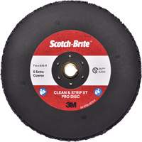 Disque  Clean and Strip  XT Pro Scotch-Brite, 7" dia., Grain Extra grossier, Carbure de silicium Duraquip Inc