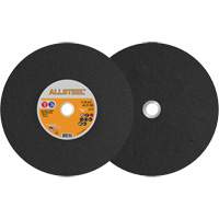 Meule pour scie &agrave; tronçonner AllSteel, 14" x 1/8", Arbre de 25/32", Type 1, Oxyde d'aluminium, 5400 Tr/min Duraquip Inc