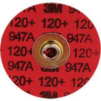Disque &agrave; tranchant durable Cubitron II Roloc, 2" dia., Grain 120+, C&eacute;ramique Duraquip Inc