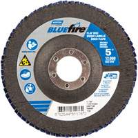 Bluefire Flap Disc, 5" x 7/8", Type 29, 40 Grit, Zirconia Alumina Duraquip Inc