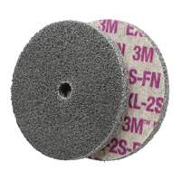 Scotch-Brite EXL Unitized Wheel, 6" x 1/4", 1/4" Arbor, Fine Grit, Aluminum Oxide/Ceramic/Zirconium Duraquip Inc